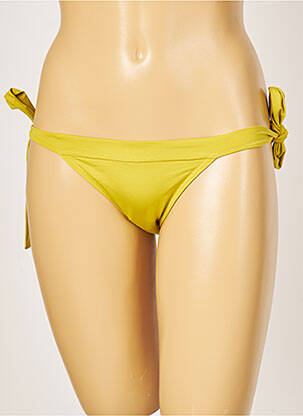 Bas de maillot de bain fermeture liens à nouer culotte vert IODUS femme