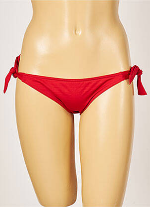 Bas de maillot de bain fermeture liens à nouer culotte rouge IODUS femme