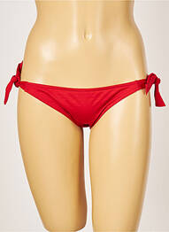 Bas de maillot de bain fermeture liens à nouer culotte rouge IODUS femme