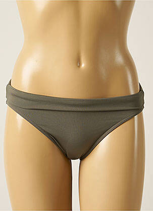 Bas de maillot de bain stretch culotte vert IODUS femme