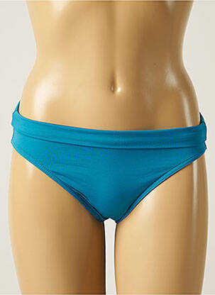 Bas de maillot de bain stretch culotte bleu IODUS femme