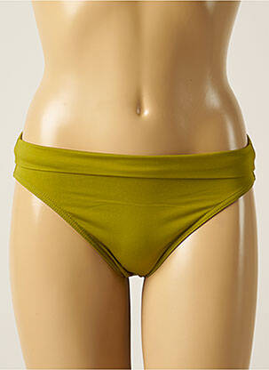 Bas de maillot de bain stretch culotte vert IODUS femme