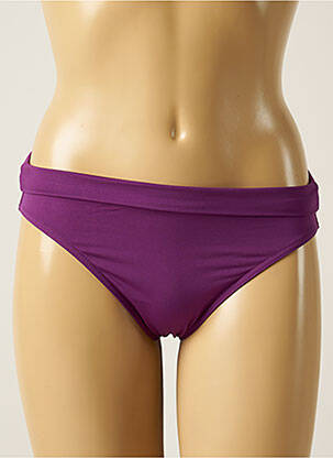 Bas de maillot de bain stretch culotte violet IODUS femme