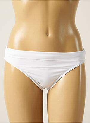 Bas de maillot de bain stretch culotte blanc IODUS femme