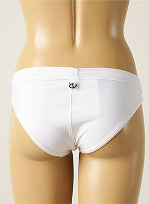 Bas de maillot de bain stretch culotte blanc IODUS femme