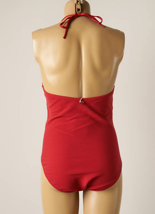 Maillot de bain 1 pièce rouge IODUS pour femme