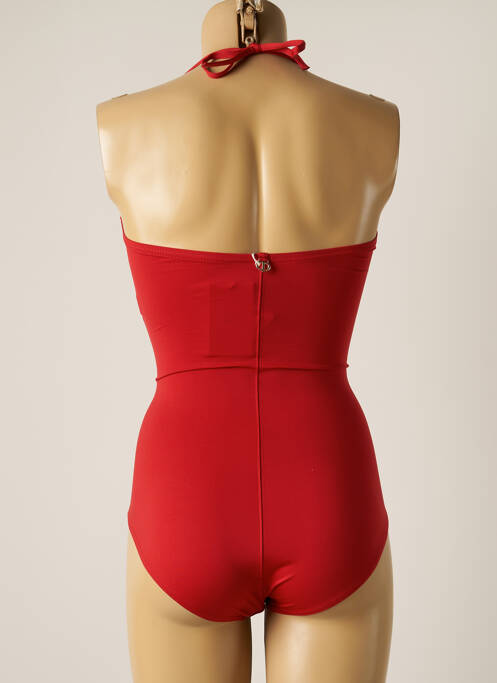 Maillot de bain 1 pièce rouge IODUS pour femme