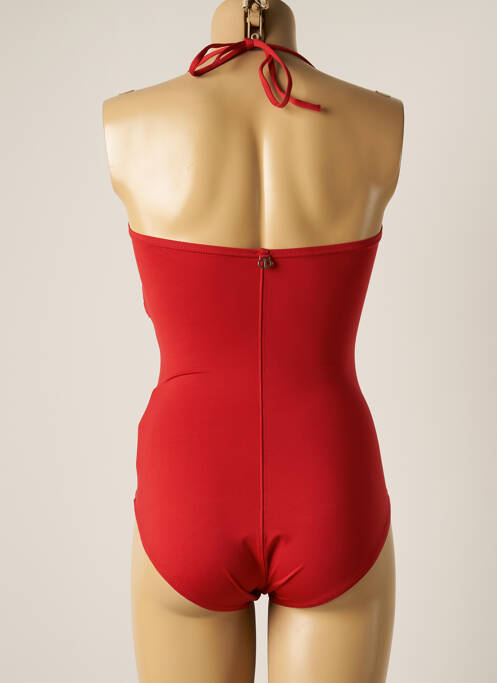 Maillot de bain 1 pièce rouge IODUS pour femme