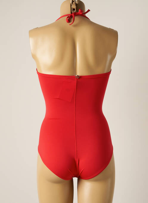 Maillot de bain 1 pièce rouge IODUS pour femme