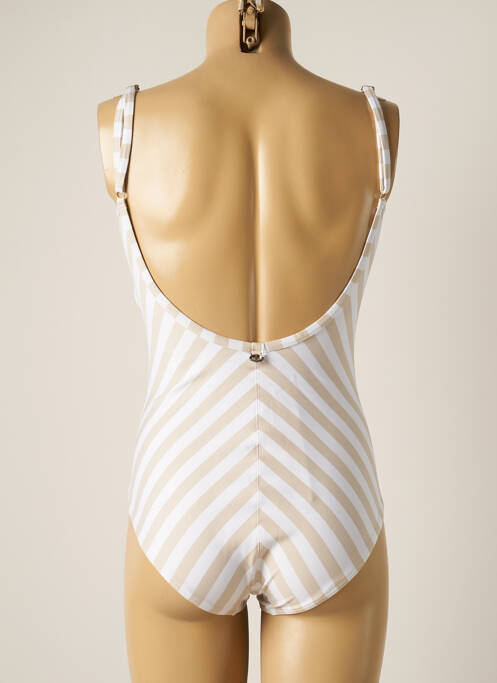 Maillot de bain 1 pièce beige IODUS pour femme