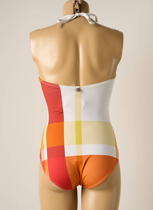 Maillot de bain 1 pièce orange IODUS femme
