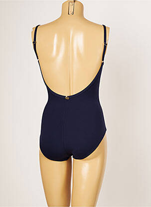 Maillot de bain 1 pièce stretch haut soutien-gorge moulé bleu IODUS femme