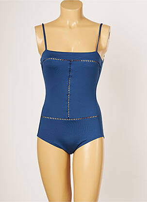 Maillot de bain 1 pièce haut soutien-gorge nageur haut soutien-gorge nageur bleu IODUS femme