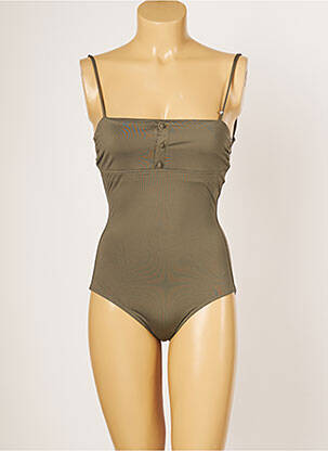 Maillot de bain 1 pièce haut soutien-gorge nageur haut soutien-gorge nageur vert IODUS femme