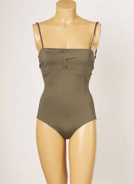 Maillot de bain 1 pièce haut soutien-gorge nageur haut soutien-gorge nageur vert IODUS femme