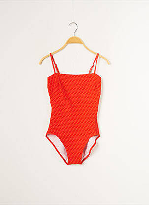 Maillot de bain 1 pièce haut soutien-gorge nageur haut soutien-gorge nageur orange IODUS femme