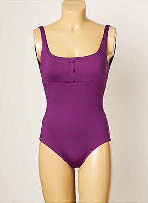 Maillot de bain 1 pièce haut soutien-gorge nageur haut soutien-gorge nageur violet IODUS femme