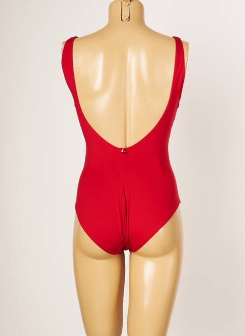 Maillot de bain 1 pièce rouge IODUS pour femme