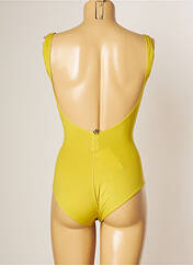 Maillot de bain 1 pièce jaune IODUS pour femme seconde vue