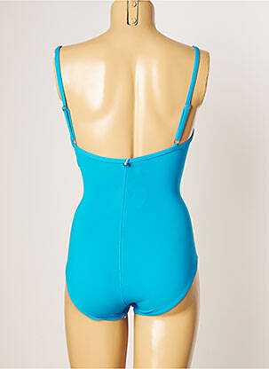 Maillot de bain 1 pièce stretch haut soutien-gorge moulé bleu IODUS femme