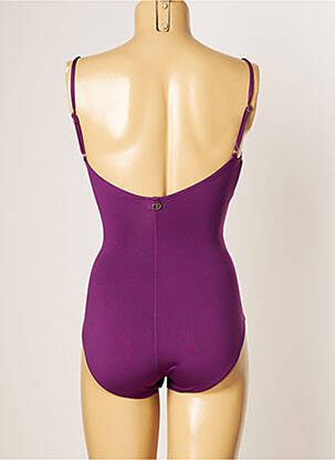 Maillot de bain 1 pièce haut bandeau haut bandeau violet IODUS femme