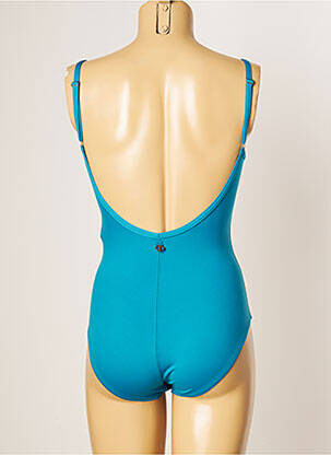 Maillot de bain 1 pièce haut soutien-gorge emboitant haut soutien-gorge emboitant bleu IODUS femme