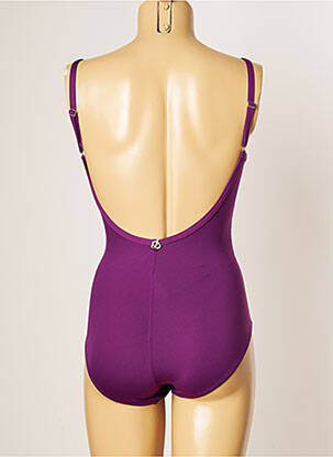 Maillot de bain 1 pièce haut bandeau haut bandeau violet IODUS femme