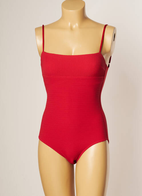 Maillot de bain 1 pièce rouge IODUS pour femme