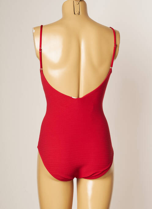 Maillot de bain 1 pièce rouge IODUS pour femme