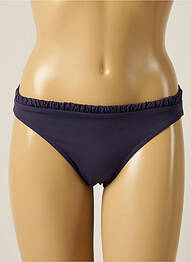 Bas de maillot de bain micro fibres culotte bleu IODUS femme