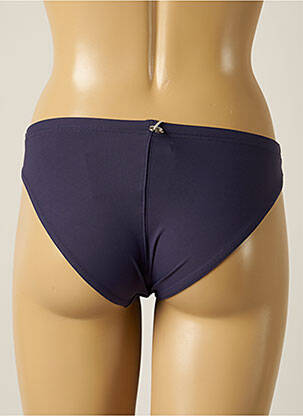 Bas de maillot de bain micro fibres culotte bleu IODUS femme