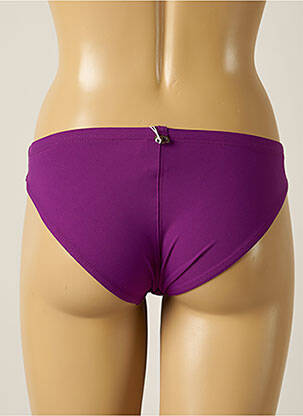 Bas de maillot de bain micro fibres culotte violet IODUS femme