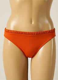 Bas de maillot de bain micro fibres culotte orange IODUS femme