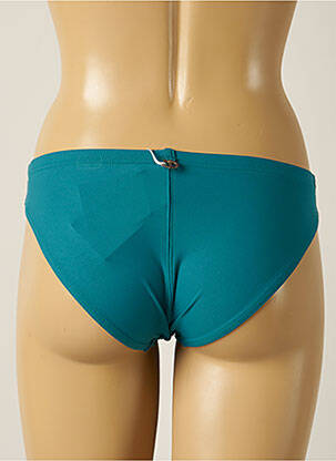 Bas de maillot de bain micro fibres culotte bleu IODUS femme
