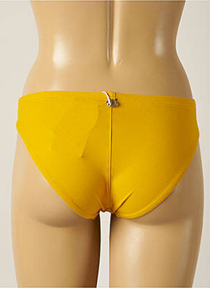 Bas de maillot de bain micro fibres culotte jaune IODUS femme