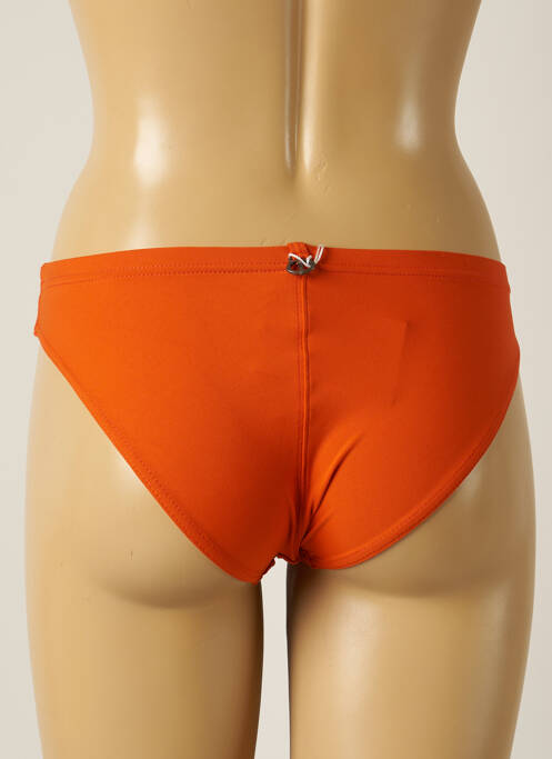Bas de maillot de bain micro fibres culotte orange IODUS femme