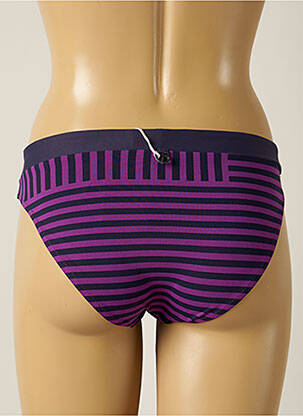 Bas de maillot de bain micro fibres culotte violet IODUS femme