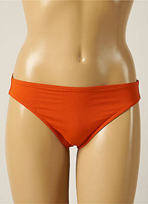 Bas de maillot de bain micro fibres culotte orange IODUS femme