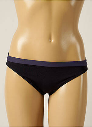 Bas de maillot de bain micro fibres culotte bleu IODUS femme