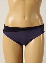 Bas de maillot de bain tissage satiné culotte bleu IODUS femme