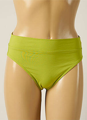 Bas de maillot de bain micro fibres culotte vert IODUS femme