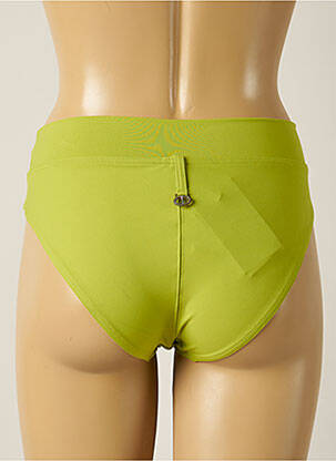 Bas de maillot de bain micro fibres culotte vert IODUS femme