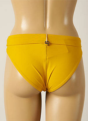 Bas de maillot de bain micro fibres culotte jaune IODUS femme