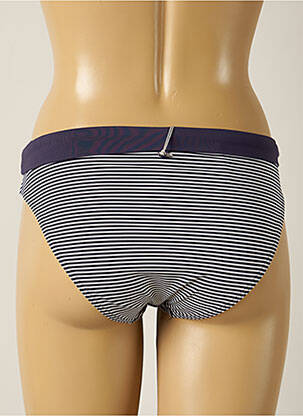 Bas de maillot de bain micro fibres bikini bleu IODUS femme