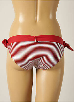 Bas de maillot de bain micro fibres bikini rouge IODUS femme