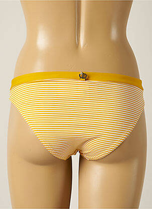 Bas de maillot de bain micro fibres culotte jaune IODUS femme