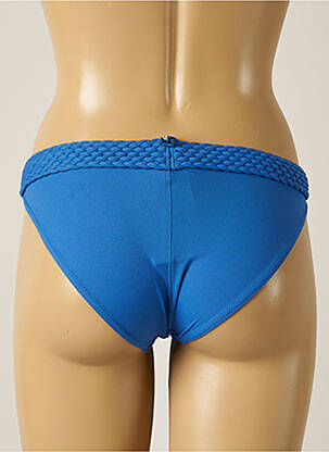 Bas de maillot de bain micro fibres culotte bleu IODUS femme