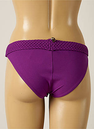Bas de maillot de bain micro fibres culotte violet IODUS femme