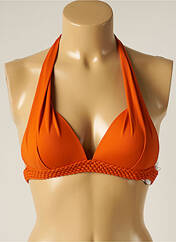 Haut de maillot de bain orange IODUS pour femme seconde vue