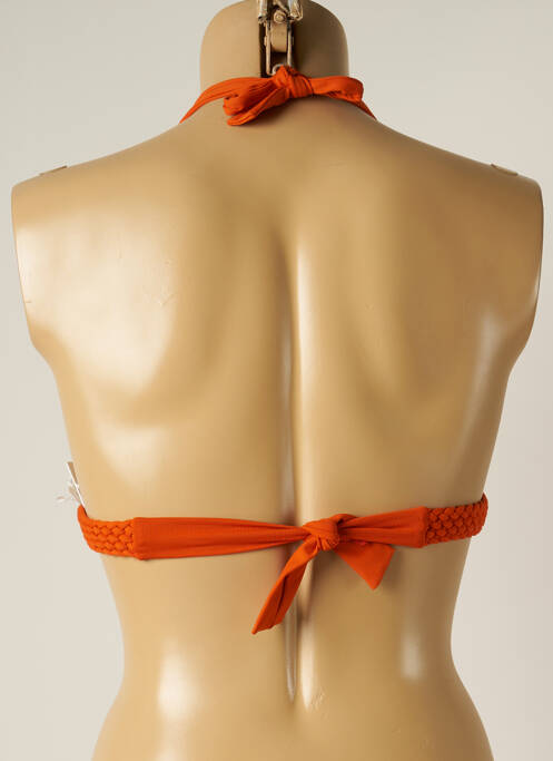 Haut de maillot de bain orange IODUS pour femme